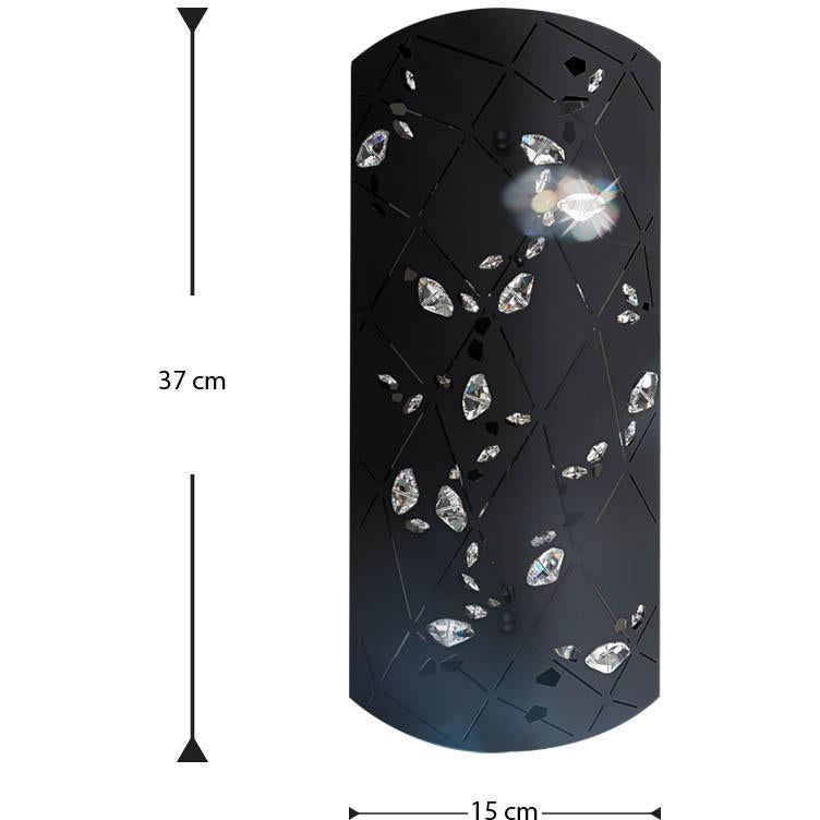 LAMP. PARED APTA NEGRO 2L G9 40W