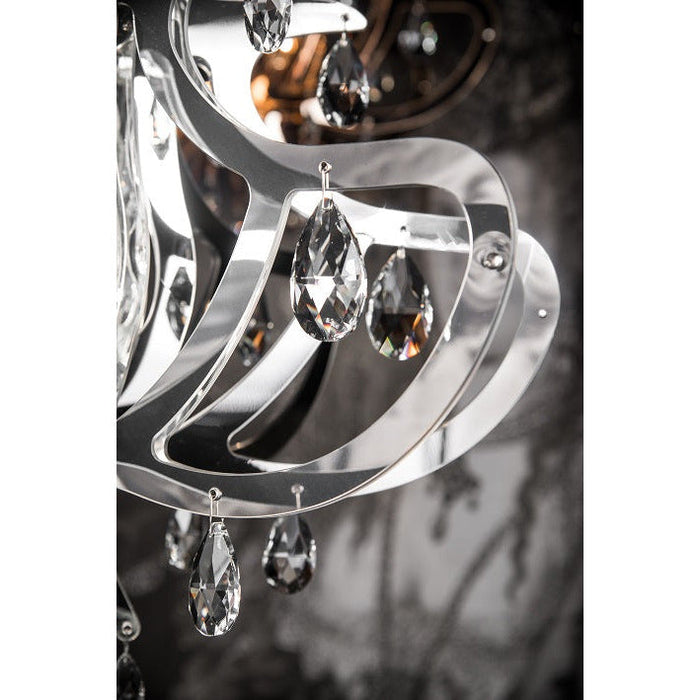 LAMP. COLGANTE LILLIBET PLATEADO 1L E14 40W