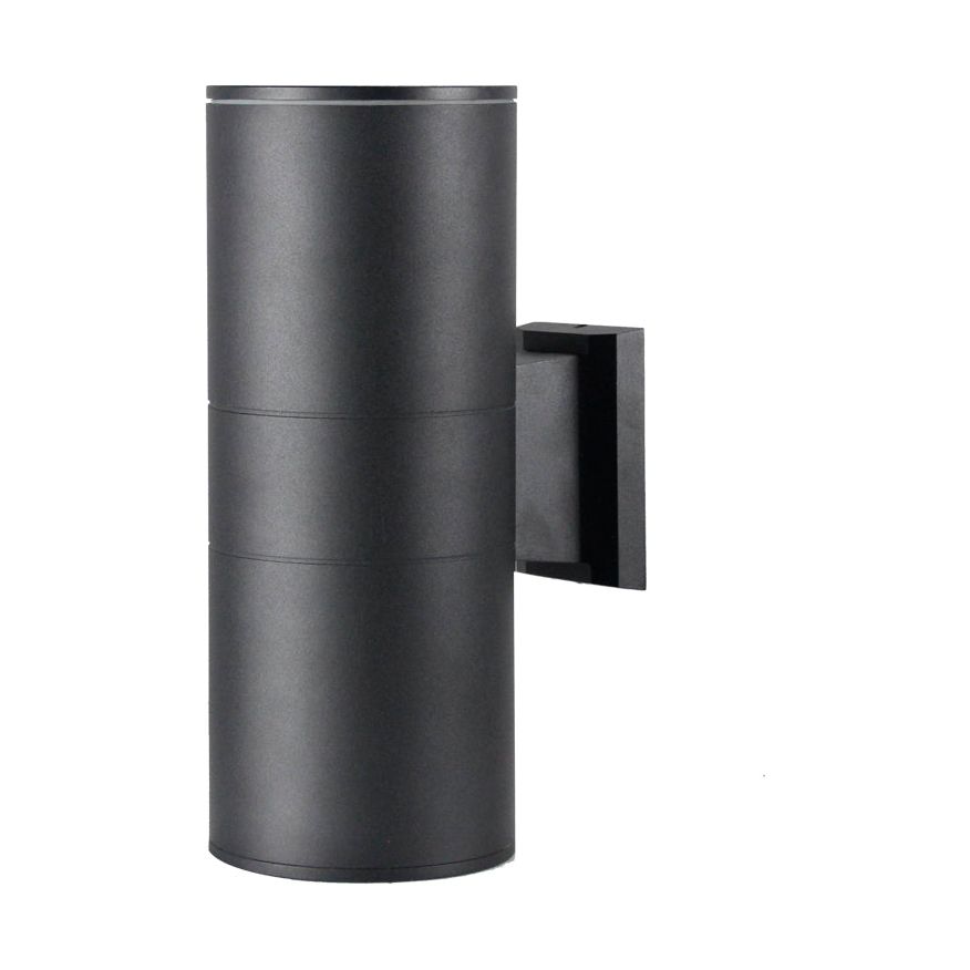 LAMP. EXT. PARED NEGRO 2L E27 100W