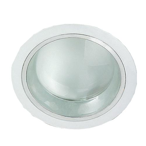 LAMP.TECHO E27*1L 9W  ACAB. BLANCO