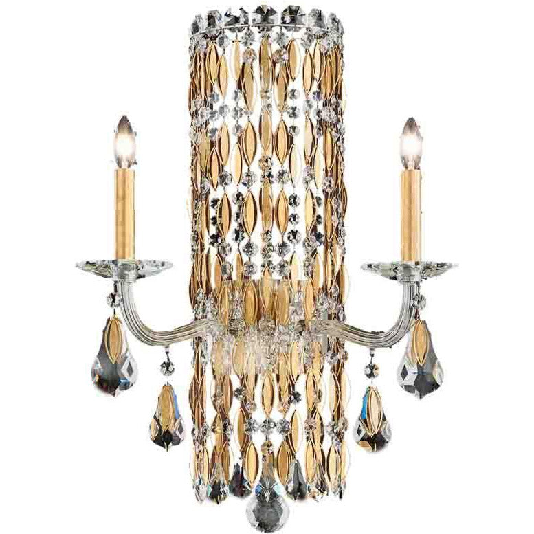 LAMP. PARED SARELLA SCONCE DORADO 2L E12 60W