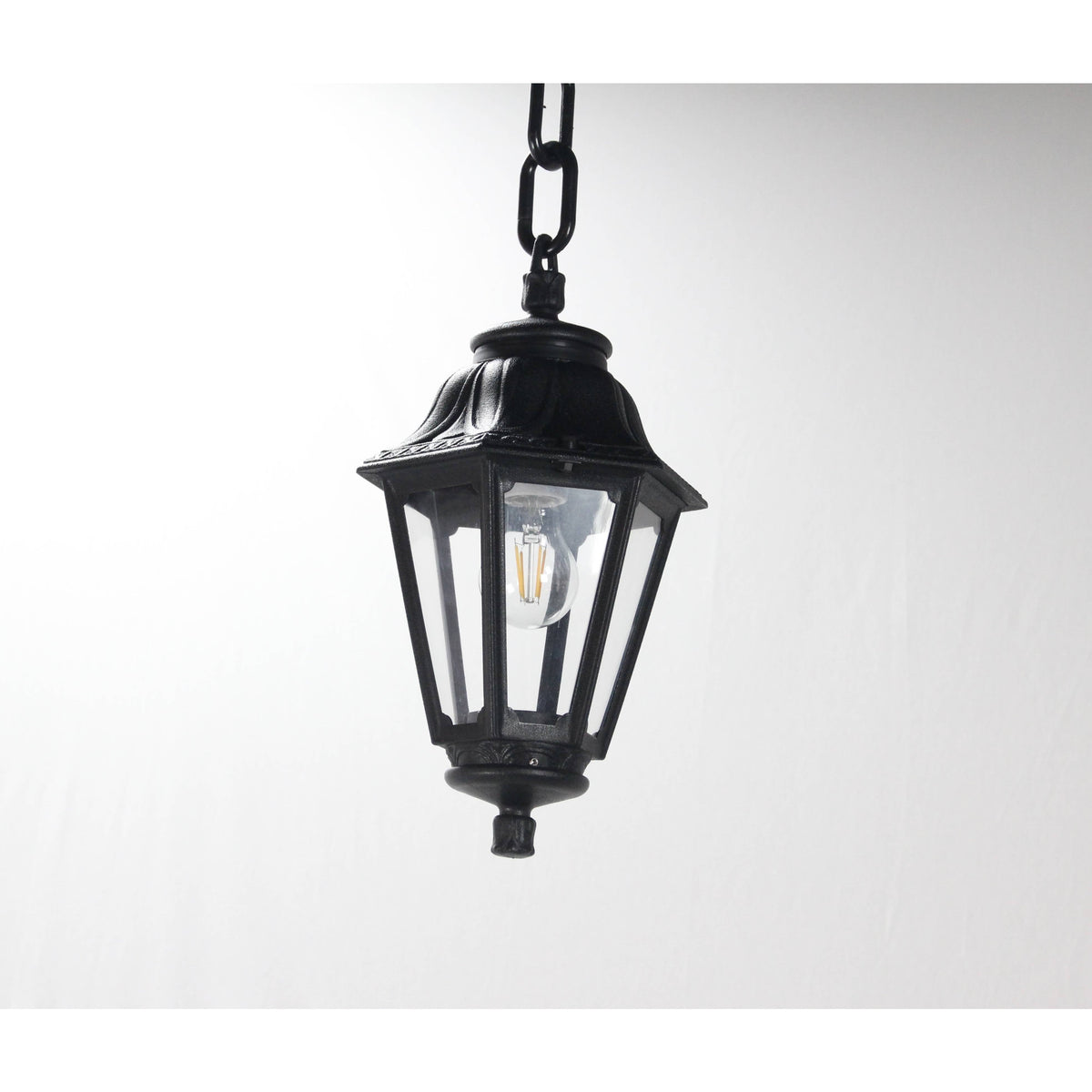 LAMP. EXT. COLGANTE SICHEM/ANNA NEGRO 1L E27 12W