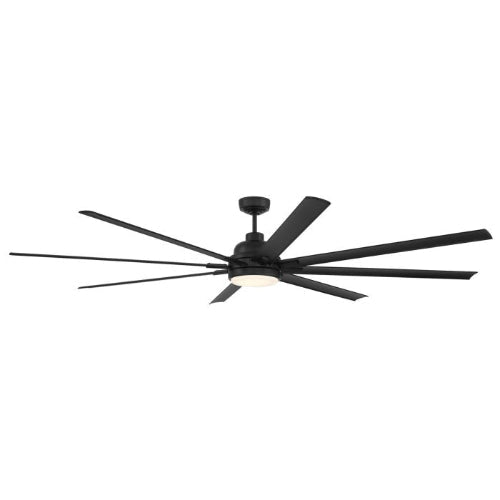 VENTILADOR LED DE TECHO NEGRO WIFI DC 84" 20W 120V 3000K