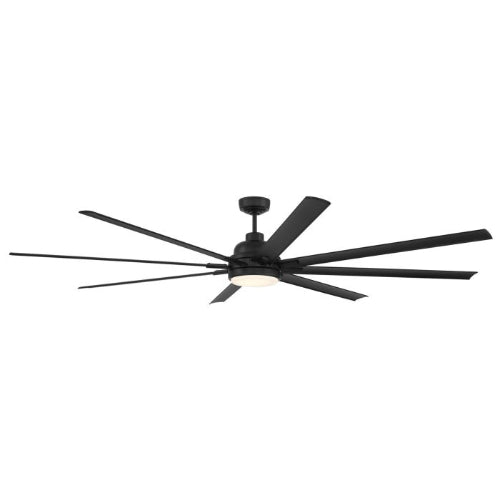 VENTILADOR LED DE TECHO NEGRO WIFI DC 84" 20W 120V 3000K