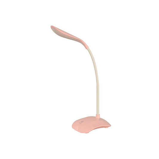 LAMP. LED ESCRITORIO ROSADO 1L 2W 5V 6500K (TOQUE, CON USB)