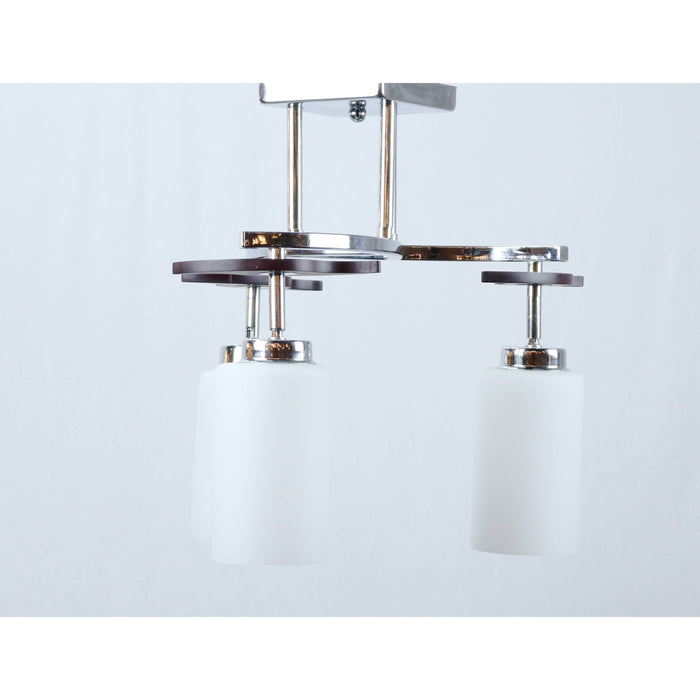 LAMP. TECHO CROMO 3L E27 60W