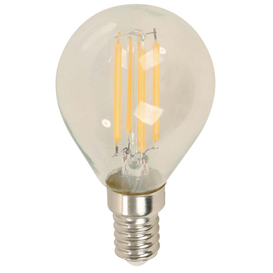 BOMBILLO LED FILAMENTO G45 E14 4W 120V 3000K