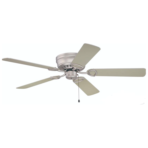 UNIVERSAL HUGGER 52" CEILING FAN CD PLUS SERIES; BRUSHED NICKEL BLADES