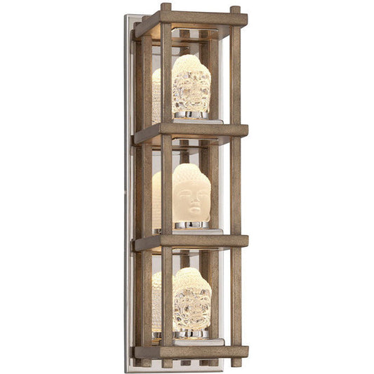 LAMP. LED PARED ENLIGHTENED BRONCE 3L 2.2W