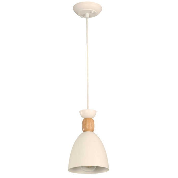 LAMP. COLGANTE BLANCO 1L E27 40W