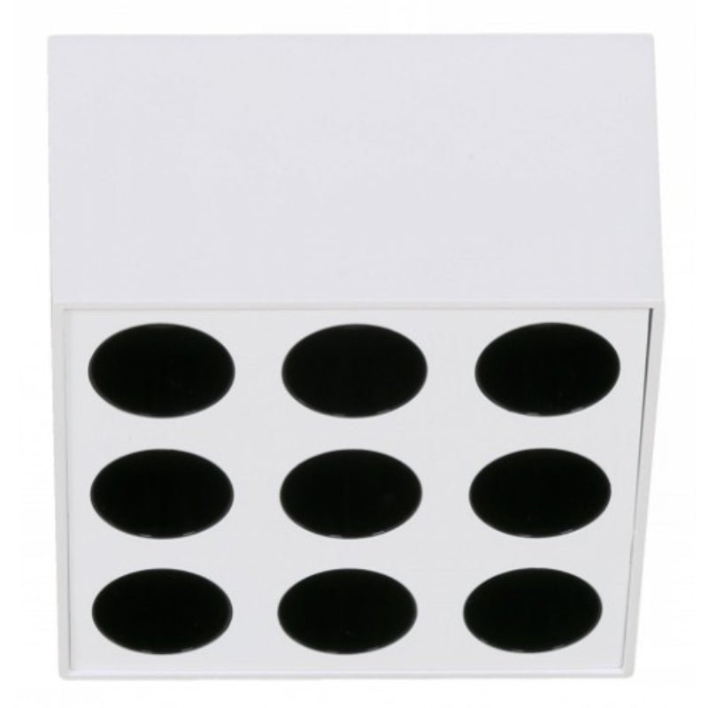 LAMP. LED DE TECHO NEGRO Y BLANCO 18W 100-240V 4000K