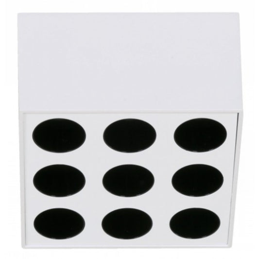 LAMP. LED DE TECHO NEGRO Y BLANCO 18W 100-240V 4000K