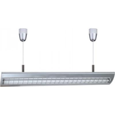 LAMP. TECHO PLATEADO 2L G13 40W (TUBOS T8 6400K INCLUIDOS)