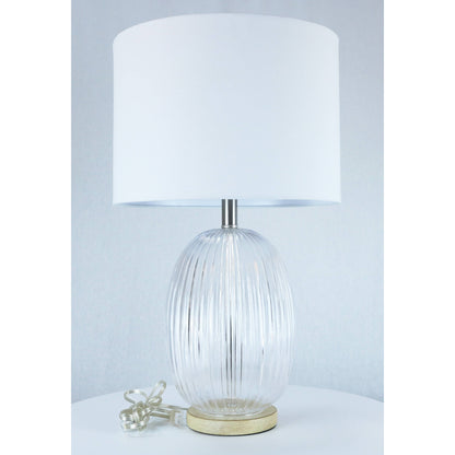 LAMP. MESA TRANSPARENTE 1L E27 100W