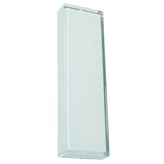 LAMP. LED DE PARED PARA BAÑO BLANCO Y TRANSPARENTE 25W 120V 2700K