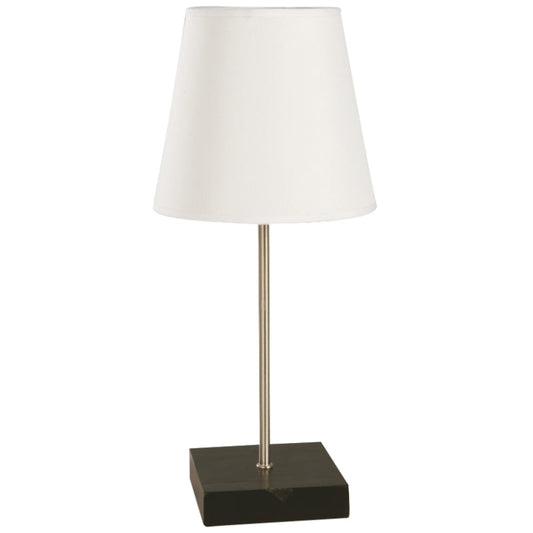 LAMP. MESA NIQUEL SATINADO 1L E27 40W