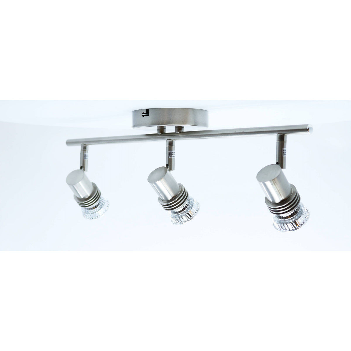 LAMP. TECHO NÍQUEL SATINADO 3L GU10 50W