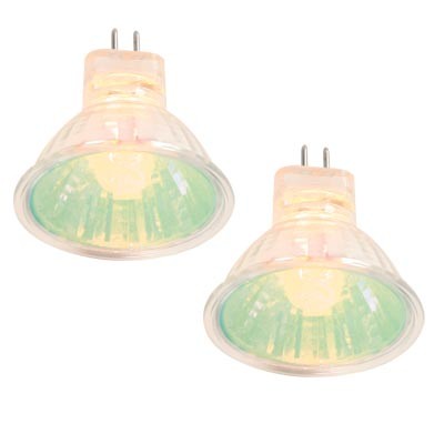BOMBILLO HALOGENO MR16 G5.3 50W VERDE TWIN PACK