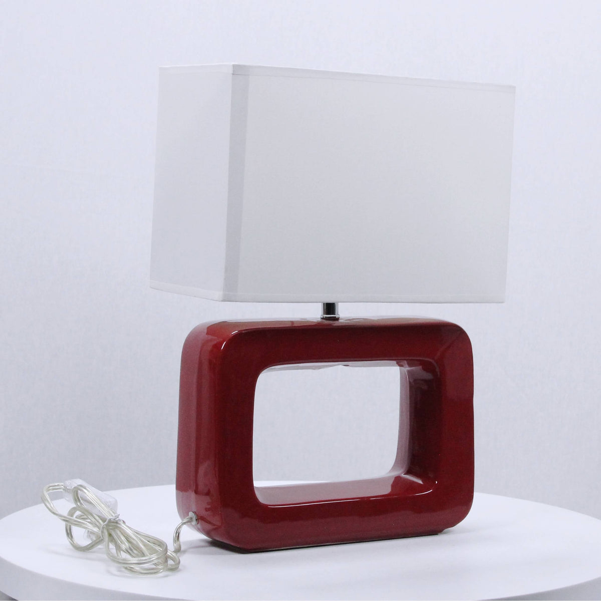 LAMP. MESA ROJO 1L E27 60W