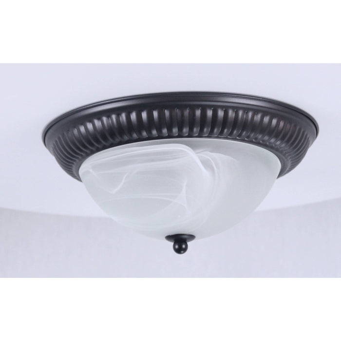 LAMP. TECHO CHOCOLATE 1L E27 60W (2 PIEZAS)