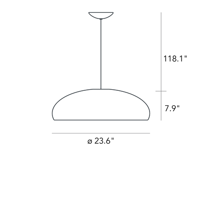 LAMP. COLGANTE PANGEN BLANCO 3L E27 42W