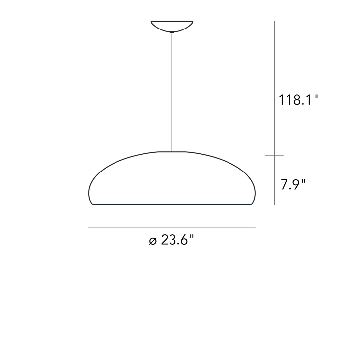 LAMP. COLGANTE PANGEN BLANCO 3L E27 42W