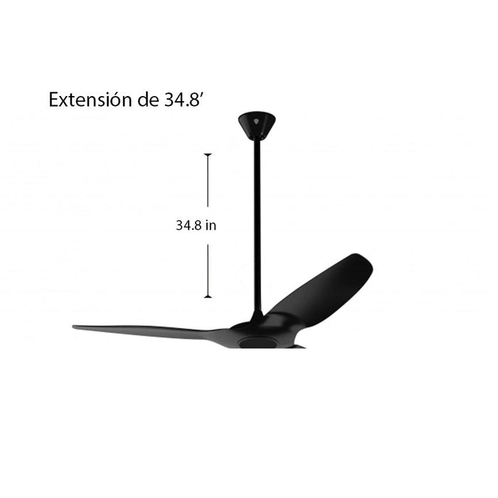 EXTENSIÓN HAYKU L BARRA DE 35' NEGR0