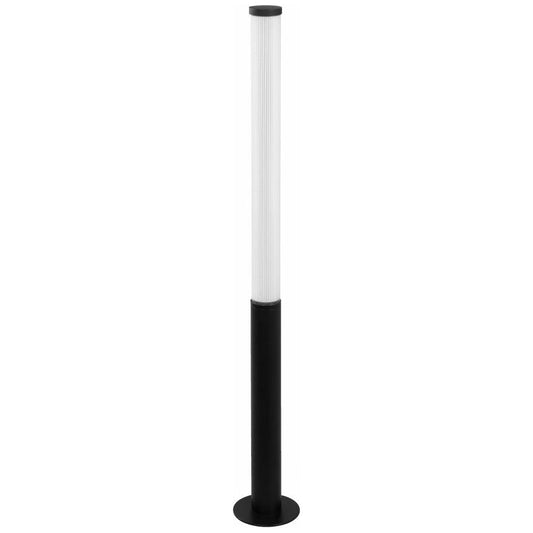 LAMP. LED EXT. DE JARDÍN BOLARDO NEGRO 18W 100-240V 3000K