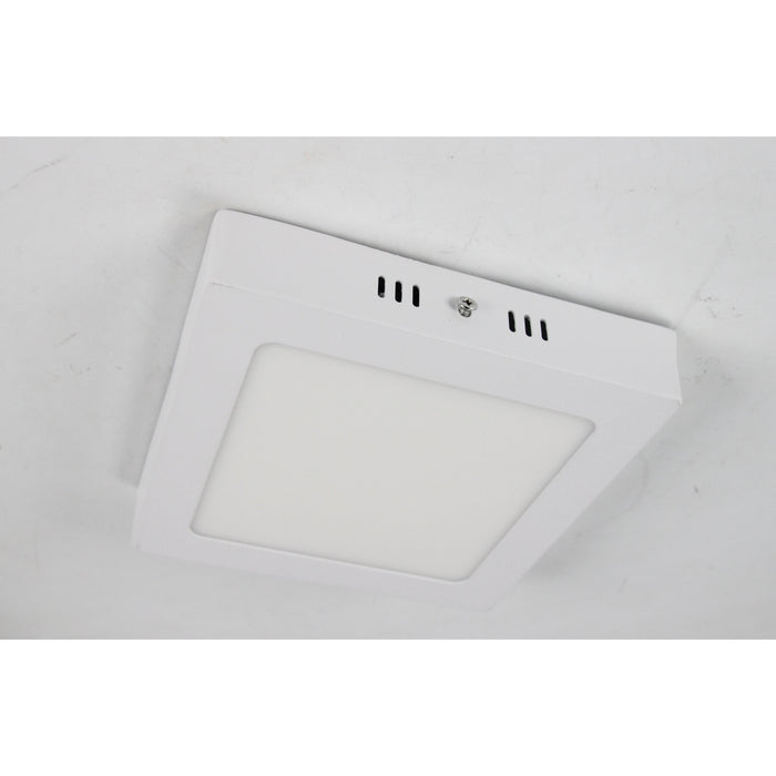 LAMP LED TECHO CUADRADA BLANCA 12W 4000K