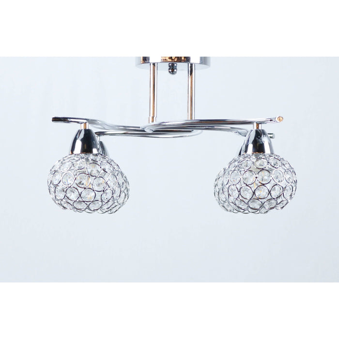 Lámpara Techo Cromo 4L E14 40W