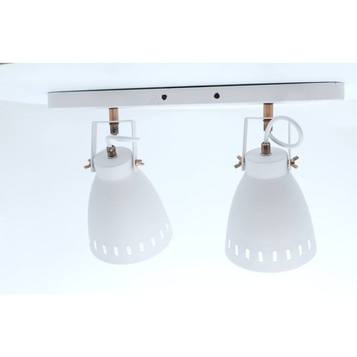 Lámpara Pared Reflectora Blanco 2L E27 60W