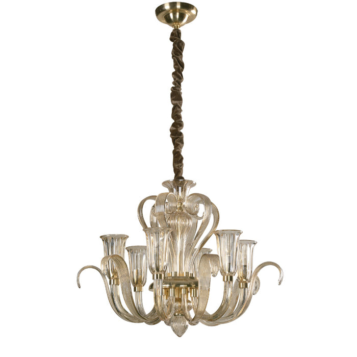 LAMP. TECHO DORADO 6L E14 40W