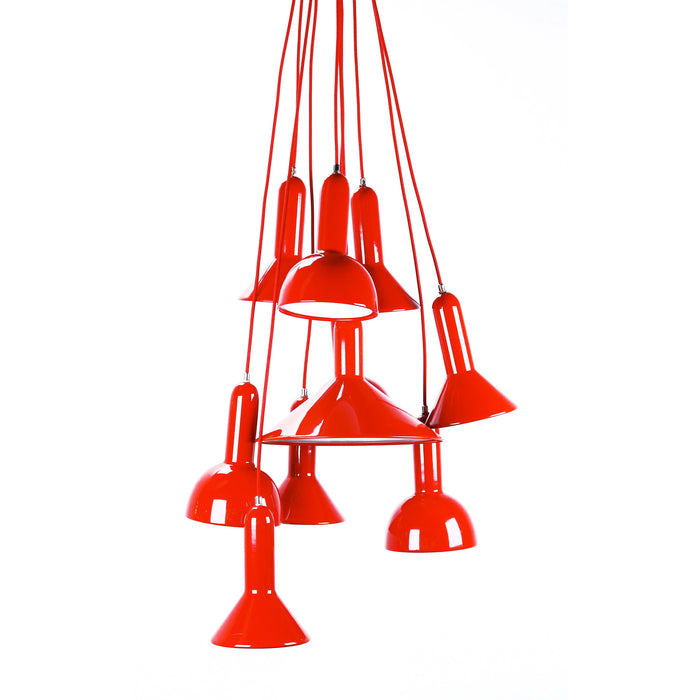 Lámpara Techo Rojo 10L E27 40W