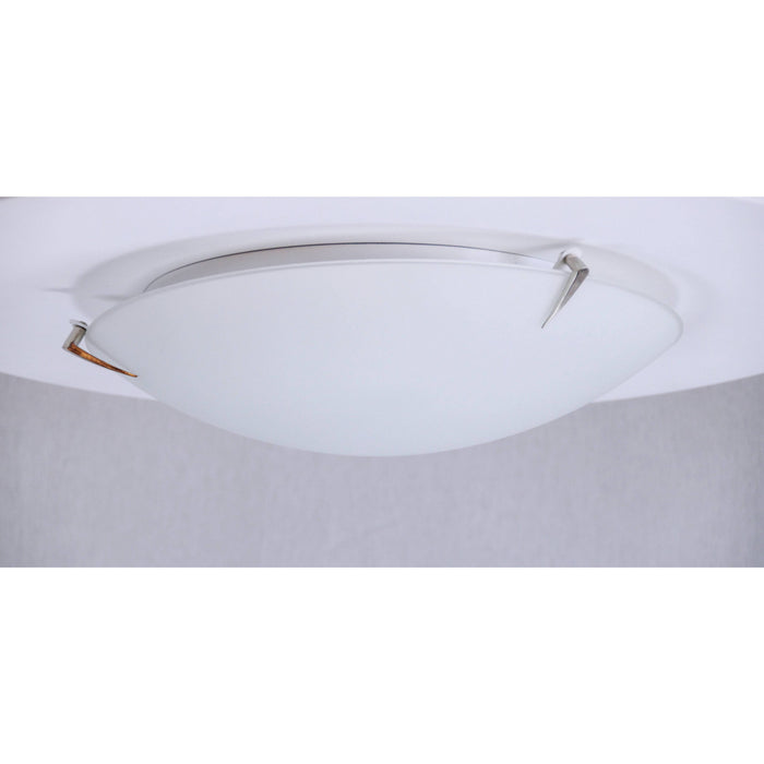 LAMP. TECHO NÍQUEL SATINADO 1L E27 60W
