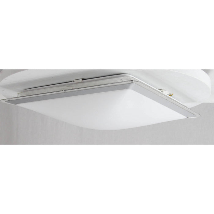 LAMP. TECHO ACAB.PLATEADO SILVER/TRANSPARENT1L T5 22W (I/B)