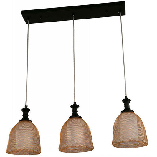 LAMP. COLGANTE NEGRO 3L E27 40W