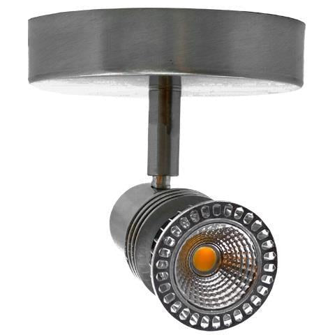 LAMP TECHO NIQUEL SATINADO 1LUZ GZ10 50W N/B