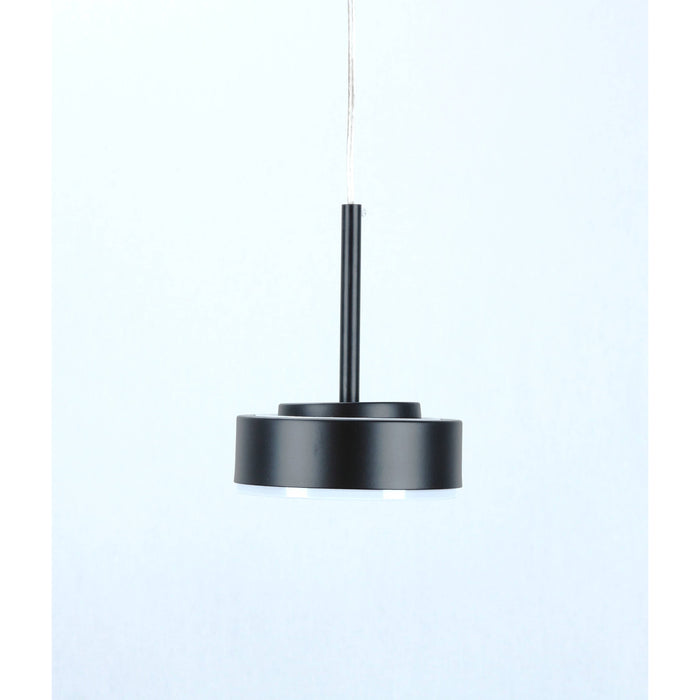 LAMP. LED COLGANTE NEGRO 6W 100-240V 3000K
