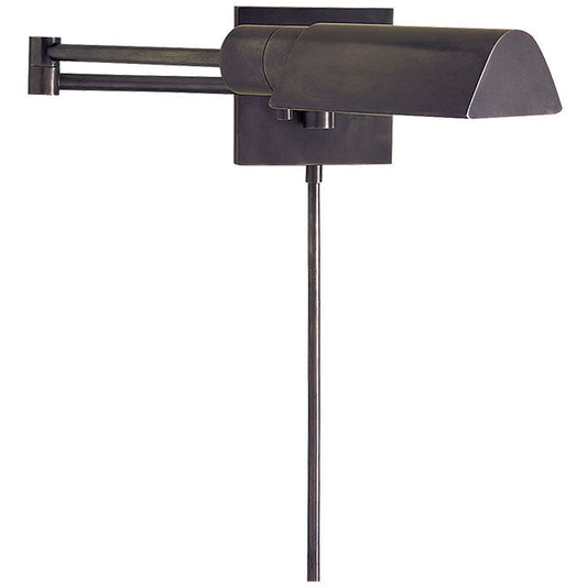 LAMP. PARED BRAZO AJUSTABLE ACAB. BRONCE 1L E26 60W