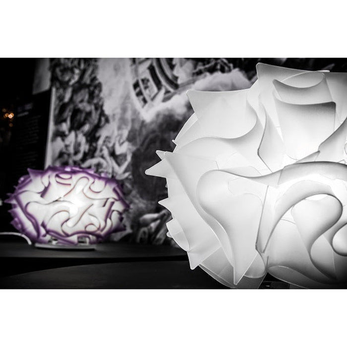 LAMP. MESA VELI OPAL BLANCO 1L E14 11W
