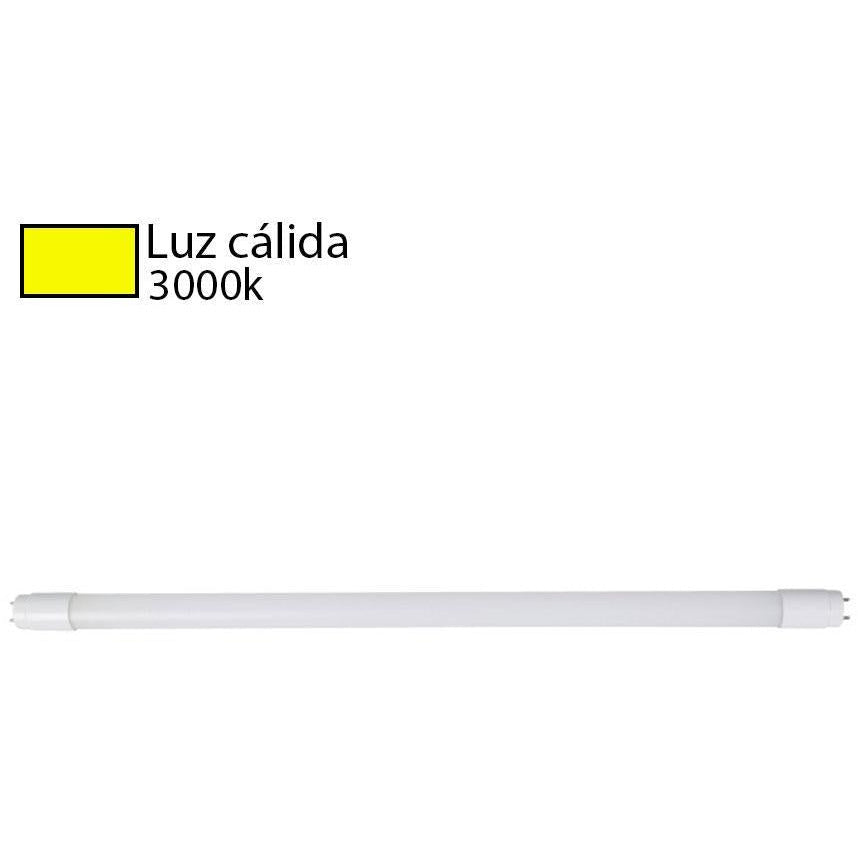 TUBO LED T8 G13 10W 100-277V 3000K  PLASTICO