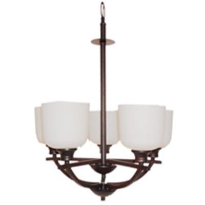 LAMP. TECHO BRONCE 5L E27 60W