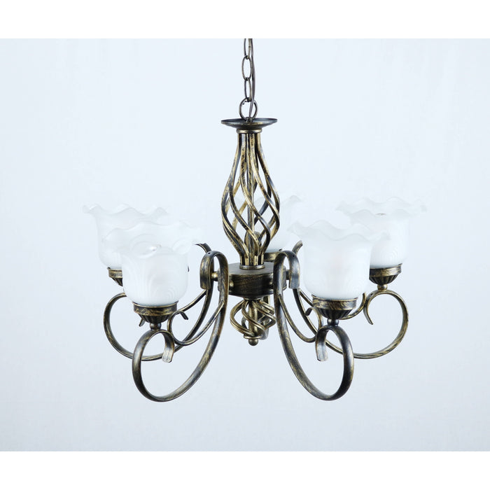 LAMP. COLGANTE NEGRO 5L E27 60W