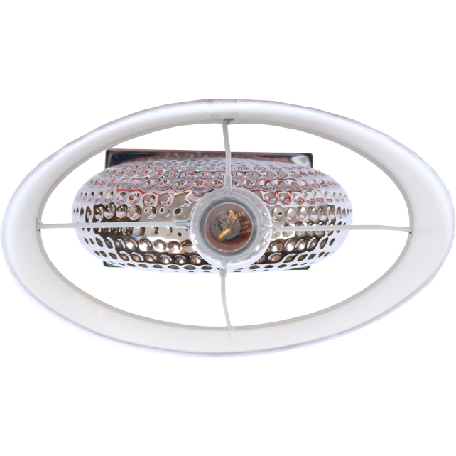 Lámpara Mesa Cromo 1L E27 60W