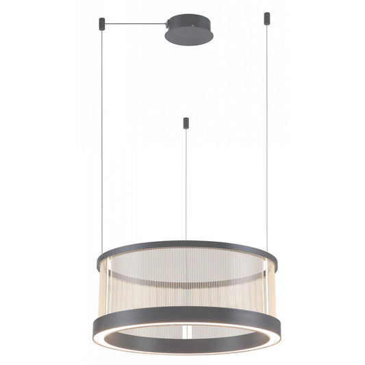 LAMP. LED COLGANTE GRIS 50W 100-240V 3000K