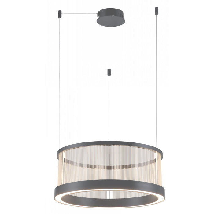 LAMP. LED COLGANTE GRIS 50W 100-240V 3000K