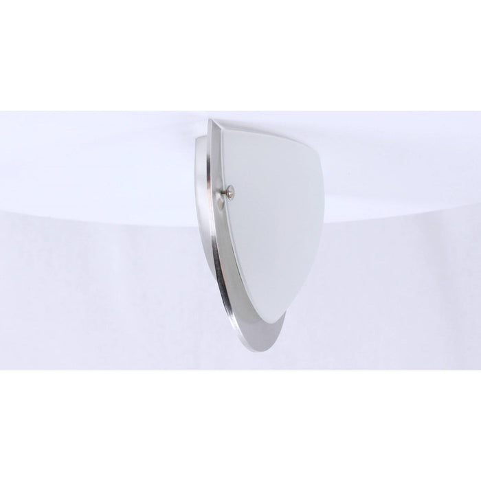 LAMP. PARED NÍQUEL SATINADO 1L E27 60W