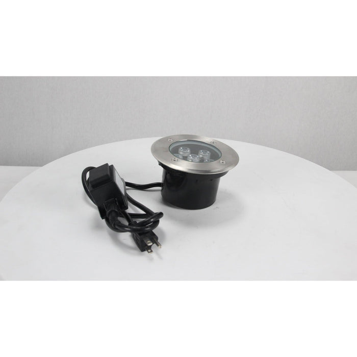 Lámpara Led Exterior  Piso Plateado 1L 6W 110-220V 6000K Sumergible