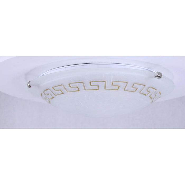 LAMP. TECHO NIQUEL SATINADO 1L E27 60W (N/B)