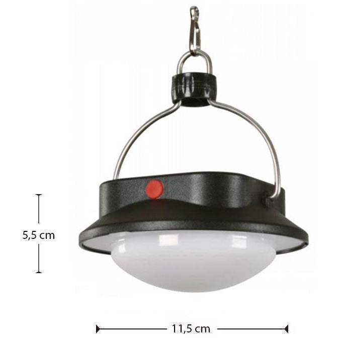 LAMP. LED SOLAR NEGRO 2W 6000K IP44